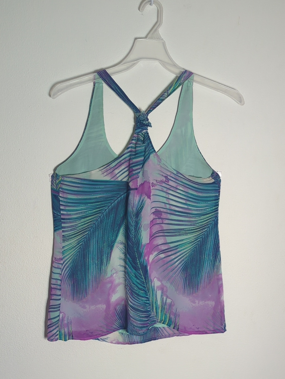 Old Navy Womens Tank Top Lot of 3 Jewel Tone Blues Coastal Boho Flowy Medium - Picture 6 of 16